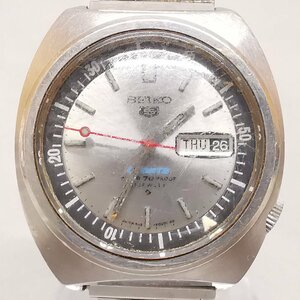 稼働品 SEIKO 5 SPORTS セイコー 5スポーツ 6119-6020 21石 自動巻き デイデイト メンズ 腕時計 純正ブレス ビンテージ 現状品 Z6490