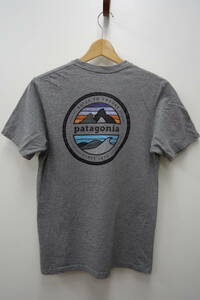 33S パタゴニア patagonia バックプリント 半袖Tシャツ オーガニックコットン【S】