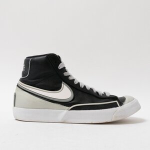 【1円スタート】 NIKE ナイキ DA7233-001 BLAZER MID 77 INFINITE ナイキ ブレザー ミッド インフィニット レザー ブラック US6.5 24.5cm