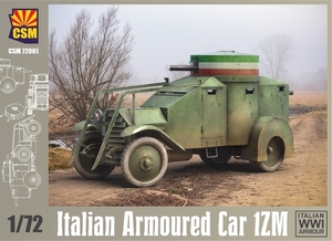 1/72 CSM　イタリア　1ZM装甲車　No.72001