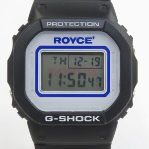 160 CASIO カシオ G-SHOCK ROYCE ロイズコラボ DW-5600VT 35周年記念モデル 1000本限定 クォーツ 腕時計 ※中古