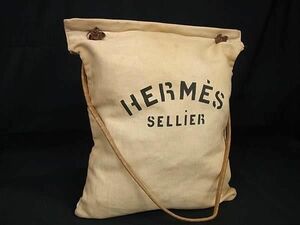 1円 HERMES エルメス アリーヌGM トワルシェブロン ワンショルダー ショルダーバッグ 肩掛け レディース ベージュ系 BJ3469