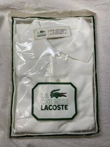 60s 70s デッドストック ヴィンテージ CHEMISE LACOSTE シュミーズ ラコステ フランス製 フレラコ ポロシャツ ホワイト 白 3