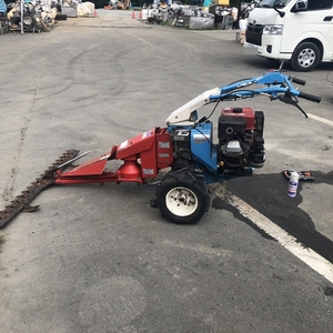 【動画有】青森県 スター農機 HTM8070 草刈り機 集草 牧草 モア バリカン式 刈り幅130cm 自走式 リコイル ガソリン ジャンク 直P9126931