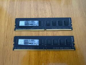 DDR4-2666・8GB×2枚 16GB G.SKILL F4-2666C19D-16GNT DDR4-2666