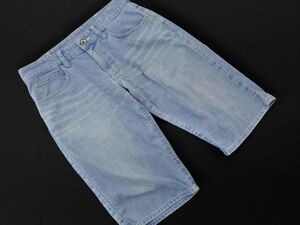 Wrangler ラングラー W3444 ハーフ デニムパンツ size30/水色 ■◆ ☆ ega3 メンズ