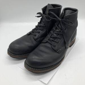 RED WING レッドウィング BECKMAN ベックマン 9014 ブラック US8.5D 26.5cm ワークブーツ メンズ 【訳あり中古】