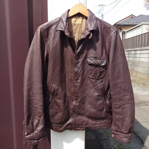 J.S HOMESTEAD JOURNAL STANDARD スポーツジャケット レザージャケット バッファローレザー ブラウン PHIGVEL OLD JOE RRL Vintage