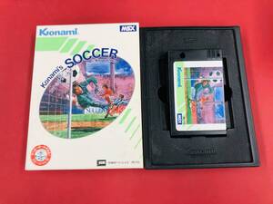 コナミのサッカー MSX 箱付き 同梱可！！即決！！大量出品中！！ 綺麗