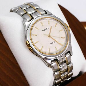 ◆稼働 SEIKO Dolce 腕時計 8J41 メンズ 新品電池 w