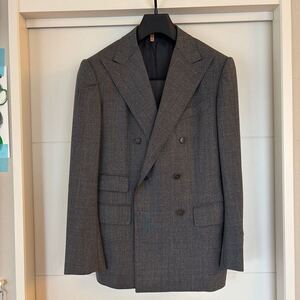 ドレステリア DRESSTERIOR グレーダブルスーツ 44サイズ 秋冬物 クリーニング済み BOGLIOLI TAGLIATORE LARDINI beamsf