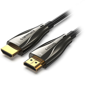 VENTION オプティカルHDMI Male to Male HDケーブル 100M 亜鉛合金タイプ ブラック AL-1529 /l