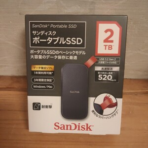 ★ SDSSDE30-2T00-J25 [サンディスク ポータブルSSD SDSSDE30**J25 2TB] 未開封未使用品