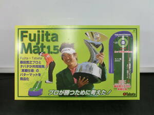♪♪Tabata(タバタ)　Fujita マット1.5　 ゴルフ パターマット ゴルフ練習用マット　藤田プロ監修　美品【6D12⑥e】♪♪