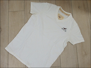 ★HOLLISTER★ ホリスター 半袖Tシャツ Vネック ホワイト XSサイズ ★正規品★