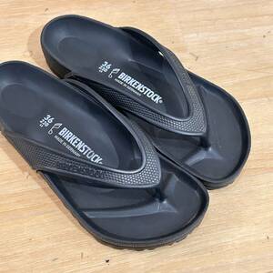 BIRKENSTOCK / ビルケンシュトック HONOLULU ホノルル ビーチサンダル 23CM ブラック レディース ドイツ製 USED 