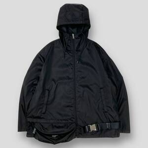 美品 PRADA 20AW Re-Nylon Hooded Jacket With Bag リナイロン フーデッドジャケット バッグ付き 291783 S201 1WQ8 42 SSM4802 レディース