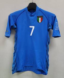 02W杯 イタリア(H)#7 デルピエロ DEL PIERO半袖 KAPPA正規 2002 WorldCup仕様 JASPO M