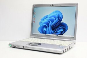 1円スタート ノートパソコン Windows11 WPS office搭載 Panasonic レッツノート CF-SV7 メモリ8GB 第8世代 Core i5 SSD256GB 12.1 カメラ