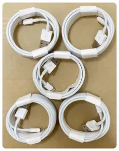 5本1m iPhone充電器ライトニングケーブル Apple純正品質 (7pJ)