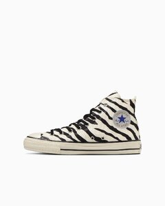 ★2024春夏★CONVERSE ALL STAR US ZEBRA HI（コンバース　オールスター　ＵＳ　ゼブラ　ＨＩ）ホワイト25.0