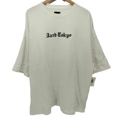 ユーズドフルギ USED古着 {{Aard}} Aard Tokyo 前面プリント クルーネックTシャツ メンズ  L