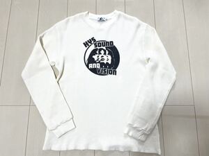 定価¥15,1800円 HYSTERIC GLAMOUR ヒステリックグラマー HYS SOUND & VISION リブ付Ｔシャツ ワッフル ガール トレーナー NO331045