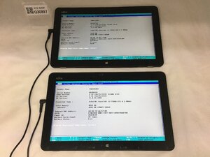 ジャンク2台セット/FUJITSU FARR05003 ARROWS Tab R727/R/Core i3 7100U 2.40GHz/128GB/4GB/12.5インチ/OS無し/第7世代/高解像度/AC欠品