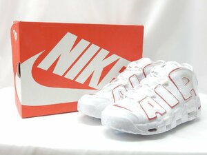 28.0cm【未使用タグ付】NIKE/ナイキ AIR MORE UPTEMPO 96 エアモアアップテンポ ホワイト/バーシティレッド 921948-102 US10