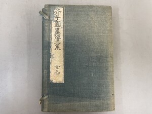 AU645「芥子園画伝二集」1帙4冊 文化14年 菱屋孫兵衛 (検骨董書画掛軸巻物拓本金石拓本法帖古書和本唐本漢籍書道中国