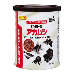 キョーリン　ひかり　ビタドラアカムシ　12g　フリーズドライ天然飼料