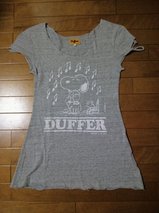 Dufferダファー半袖ロングカットソー(グレー)size２