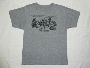 ☆ 80s90s ビンテージ USA製 1990 STURGIS スタージス 50周年 ハーレーダビッドソン スカル 霜降り Tシャツ sizeL グレー☆古着