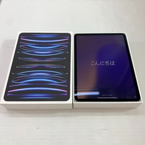 04wy6407△ Apple iPad Pro 11インチ 第4世代 Wi-Fiモデル 128GB MNXE3J/A シルバー 動作確認・初期化済 中古品