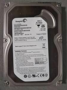 80GB Seagate ST380215ACE 3.5インチ 薄型 IDE ⑥ リファービッシュ品 (再生品)