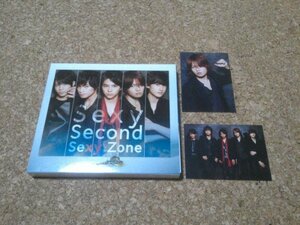 Sexy Zone【Sexy Second】★アルバム★初回限定盤B・CD+DVD★トレカ2枚封入（集合・菊池風磨）★
