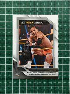 ★PANINI 2022 WWE NXT WRESTLING #21 KUSHIDA［NXT 2.0］インサートカード「2021 NXT HIGHLIGHTS」★