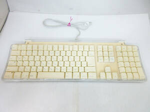 SH6107【USB キーボード】Apple 純正 M7803★Power Mac G4 デスクトップ etc★動作品★中古★