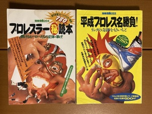 【ムック本】別冊宝島　『プロレスラー(秘)読本』『平成プロレス名勝負！』　二冊セット　送料込み