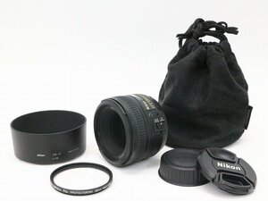 ●○【良品】Nikon AF-S NIKKOR 50mm F1.8G カメラレンズ 標準 単焦点 Fマウント ニコン○●025883004m○●