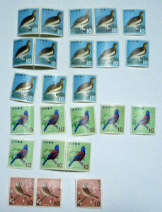 切手　鳥シリーズ　6種　48枚　未使用