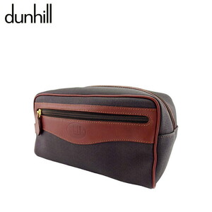 ダンヒル クラッチバッグ セカンド サブ バッグ メンズ ヘリンボーン dunhill 中古