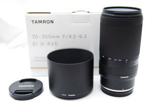 ★極上美品　 TAMRON 70-300mm F4.5-6.3 Di III RXD A047 ニコンZ用★