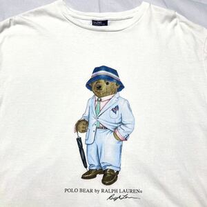 90s vintage Polo by Rarph Lauren POLO Bear 90年代 ビンテージ ポロ ラルフローレン ポロベア ポロベアー Tシャツ オールド OLD 旧タグ L