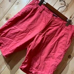 [KWT3298] H&M ハーフパンツ メンズ レッド 32R コン