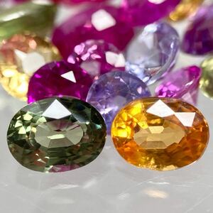 1円〜!!小粒!!◯天然カラーサファイアおまとめ51ct◯n 約10.2g ルース 裸石 宝石 sapphire サファイア マルチカラー multicolored w4 22