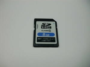 ジャンク扱い　地図データ?　2009年春版?　8GB SDHCカード　SDカード　ナビ