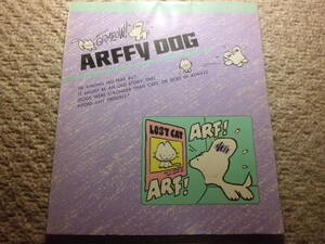 昭和レトロ　ARFFY　DOG 便箋3枚　 日本製　アルフィードッグ