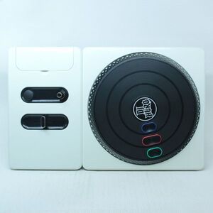 055a 動作未確認 XBOX360 DJ HERO ワイヤレスターンテーブルコントローラー ジャンク wireless turntable controller 白