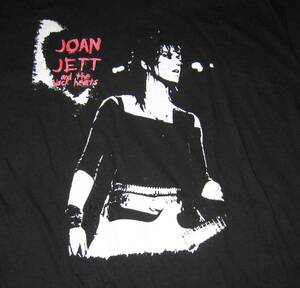 JOAN JETT　ジョーン・ジェット　黒Tシャツ　L　コットン100％